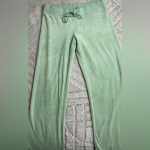 Juicy Couture Teal Velour Sweatpants